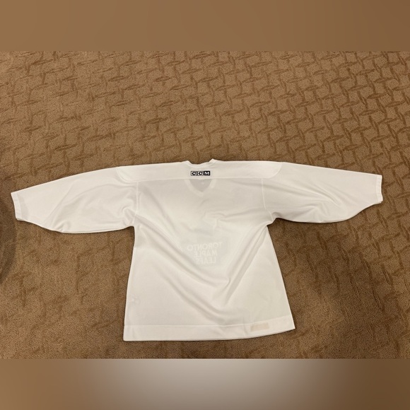 Vtg CCM Centre Ice Toronto Maple Leafs Practice NHL Hockey Jersey - Picture 14 of 14